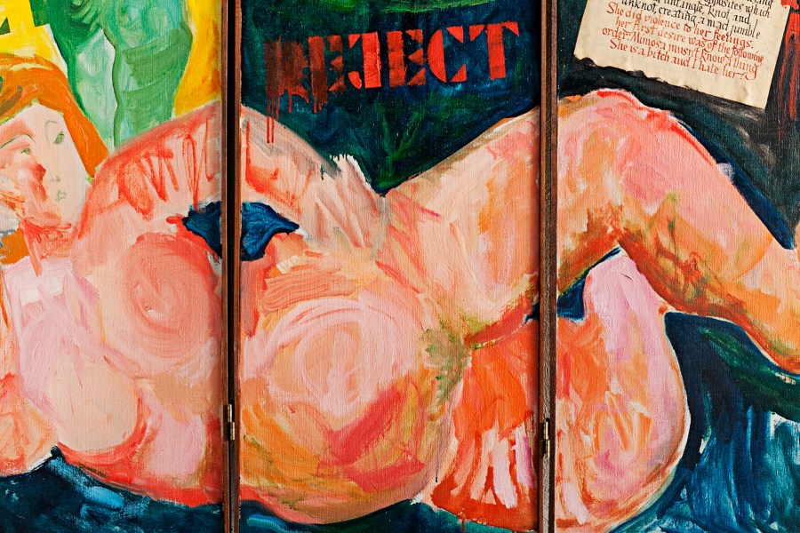 Detail Our Lady of the Flowers by Miriam Laufer