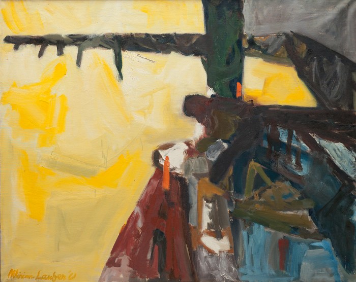 Untitled Abstract Landscape painting by Miriam Laufer